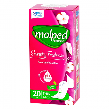 Molped Pantyliner Everyday Freshness Thin 20Un