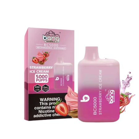Bang Strawberry Ice Cream 5000 Puffs