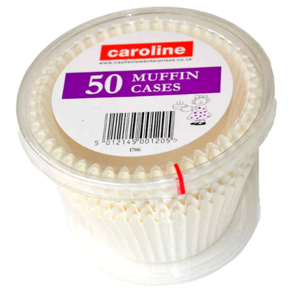 Caroline Muffin Cases 50Un