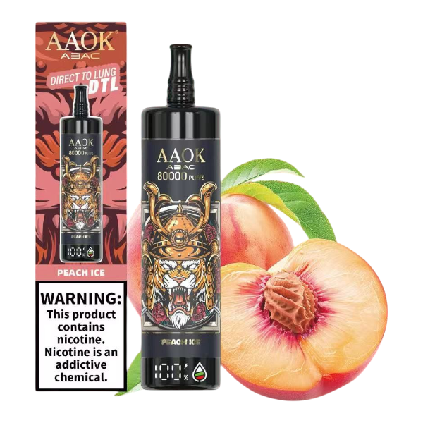 Aaok Peach Ice 80K Puff