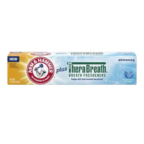 Arm & Hammer Thera Breath Plus Whitening Invigorating Icy Mint 156G