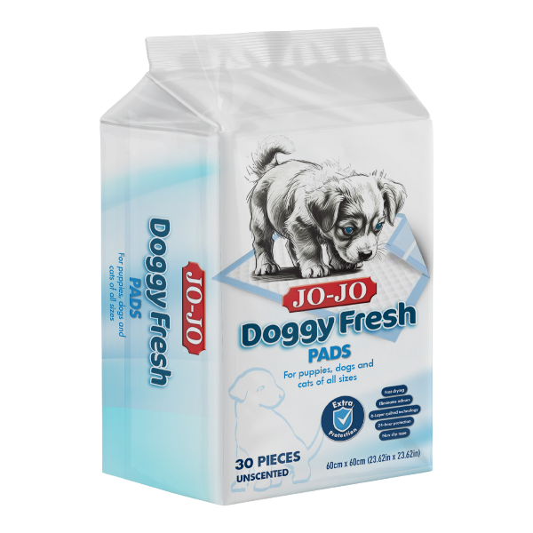 Jo-Jo Doggy Fresh Pads Unscented 60Cm X 60Cm (23.62'' X 23.62'') 30Un
