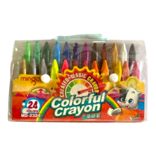 Mingda Colorful Crayon 24Un
