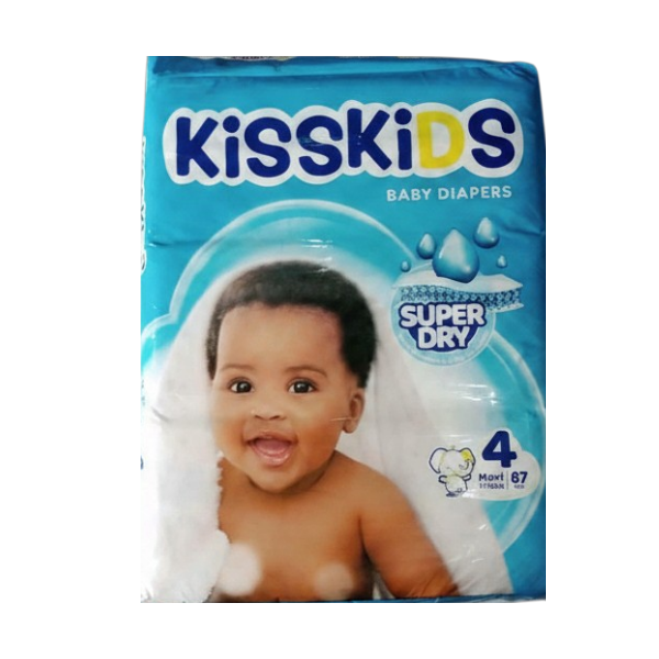 Kisskids Baby Diaper Super Dry Maxi 87Un