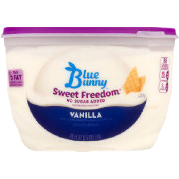 Blue Bunny No Sugar Added Vanilla Ice Cream 1.4Ml