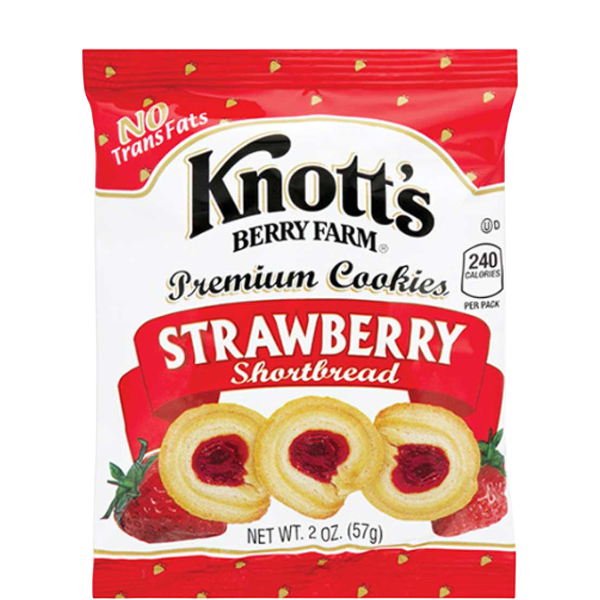 Knott's Berry Farm Strawberry Shortbread 57G