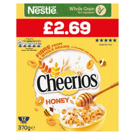Nestle Cheerios Honey 370G