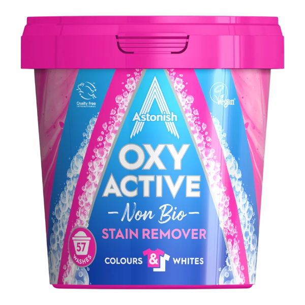 Astonish Stain Remover Oxy Active Non-Bio Fabric 3Kg