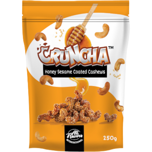 Cruncha Honey Sesame Coated Cashews 250G