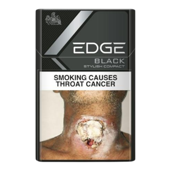 Edge Black Stylish Compact 1Un