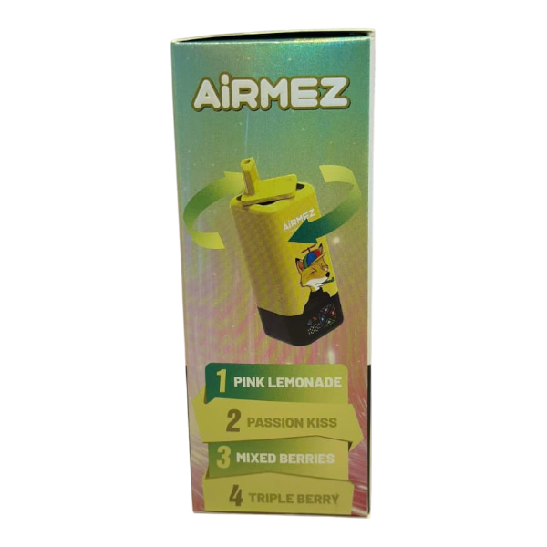 Airmez Vape Pink Lemonade, Passion Kiss, Mixed Berries, Triple Berry 120000 Puff
