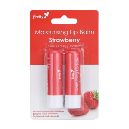 Pretty Moisturising Lip Balm Strawberry