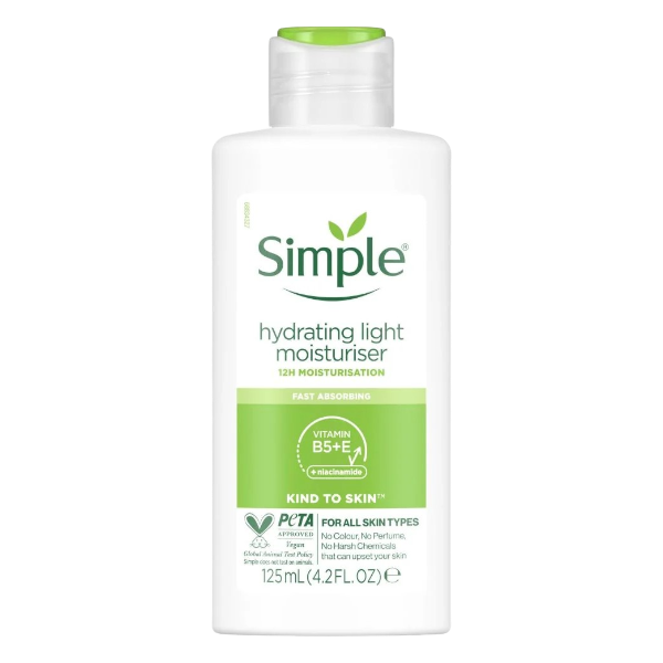 Simple Hydrating Light Moisturiser 125Ml