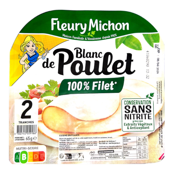 Fleury Michon Chicken Breast 80G
