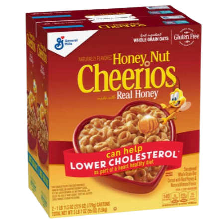 Honey Nut Cheerios With Real Honey 1.3Kg