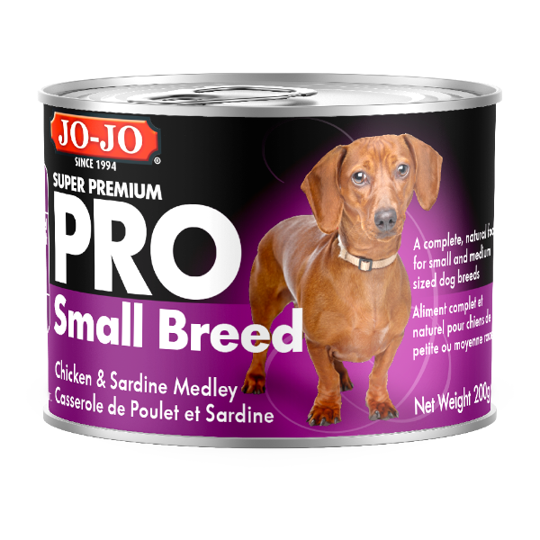 Jo-Jo Super Premium Pro Small Breed Chicken & Sardine 200G