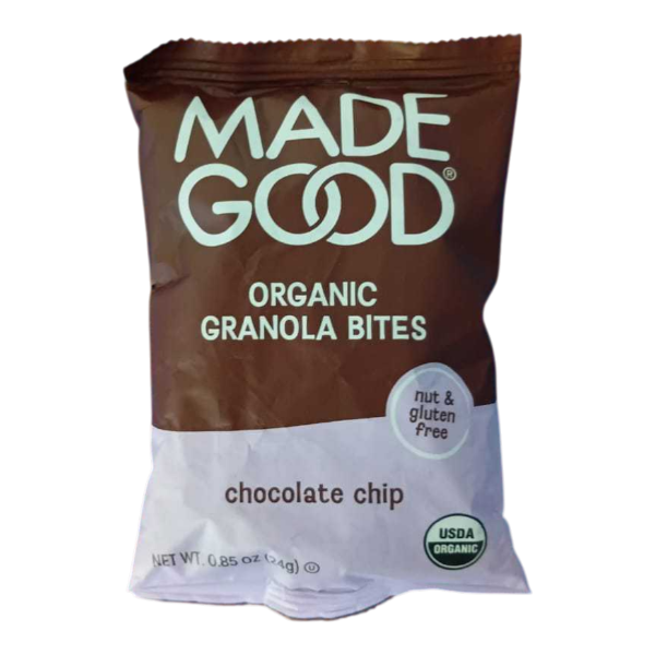 Made Good Organic Granola Bites Chocolate Chip 24G