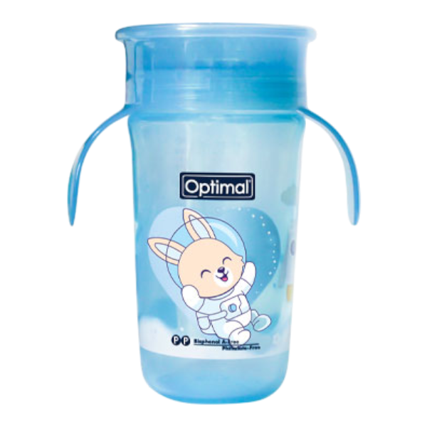 Optimal Baby Training Cup With Handle 320Ml (Blue)-Opb-2015