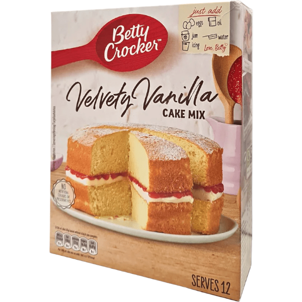 Betty Crocker Cake Mix Velvet Vanilla 425G