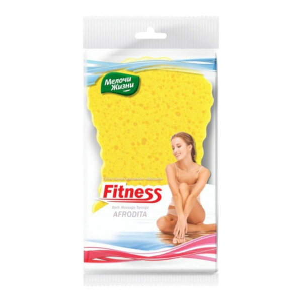 Aphrodite Fitness Massage Bath Sponge (Yellow) 1Un