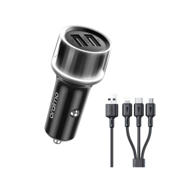 Oraimo Highway15 (15.5W) Car Charger Occ-1152D+X93 (Black)
