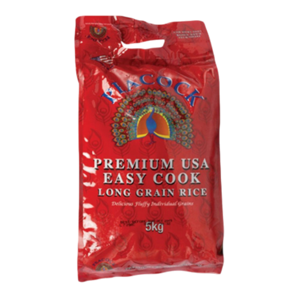 Peacock Easy Cook Long Grain Rice 10Kg