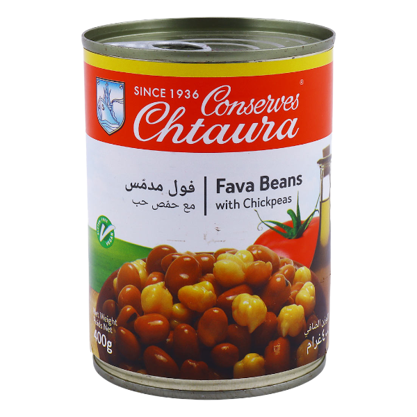 Conserva Chtoura Fava & Chick Peas 400G