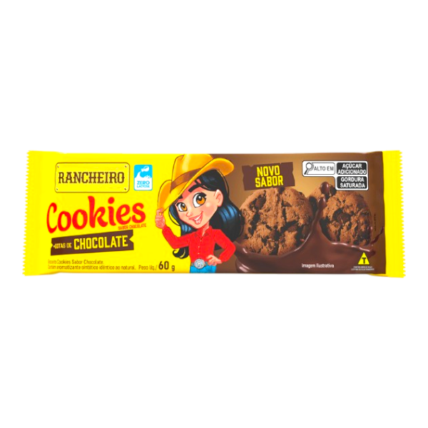 Rancheiro Mais Gotas Chocolate Cookies 60G
