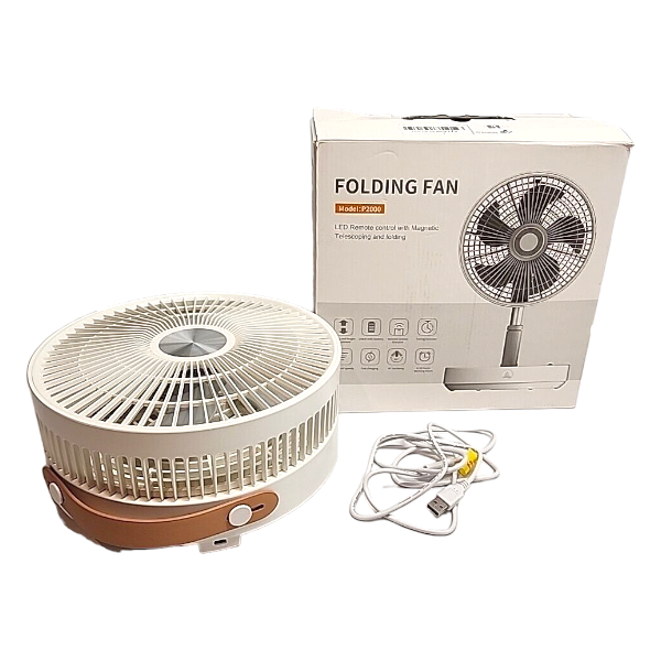 Folding Fan Rechargeable Model: P2000