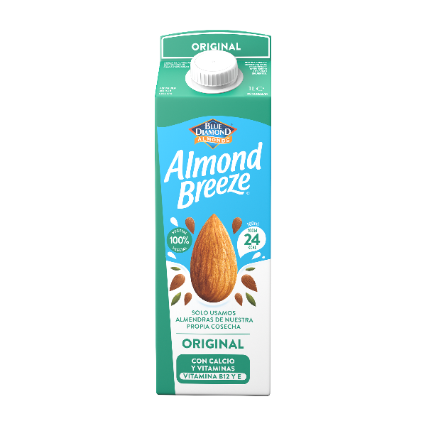 Blue Diamond Almond Breeze Unsweetened Low Fat Milk 1L