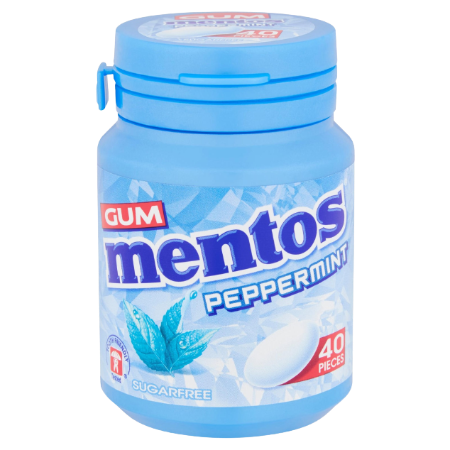 Mentos Bottle Gum Peppermint 56G