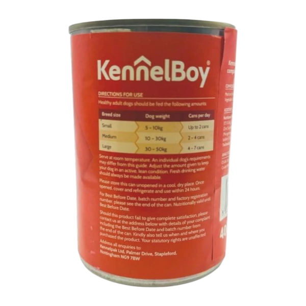 Kennelboy Dog Food For Working Dogs Chunks 400G