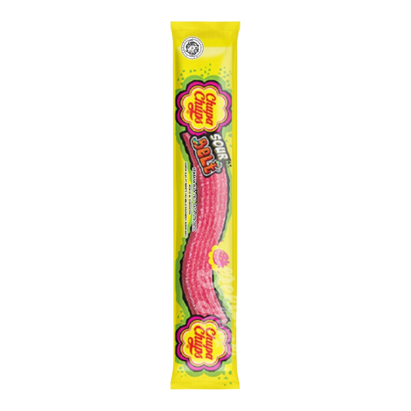 Chupa Chups Sour Belt Strawberry Flavour 8G