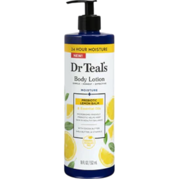 Dr. Teal's Body Lotion Prebiotic Lemon Balm 562Ml