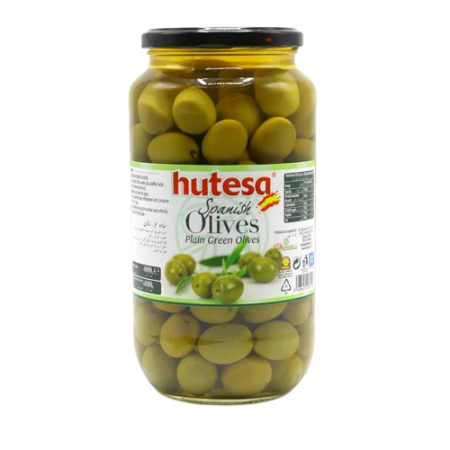 Hutesa Whole Green Olives 350G