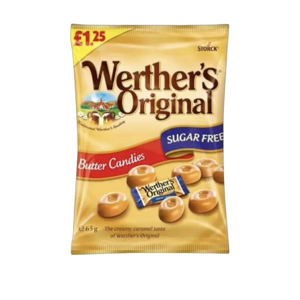 Werthers Butter Candies Sugar Free 65G