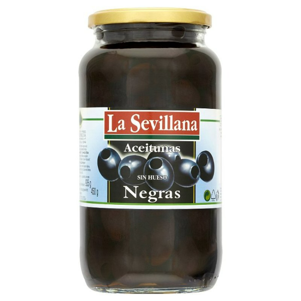 La Sevillana Black Pitted Olives 935Ml