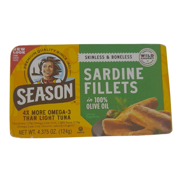 Season Sardine In Olive 124G
