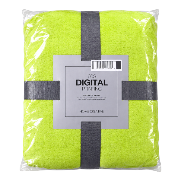 Home Creative Liberty Is Life Blanket (200Cm X230Cm)-Lemon
