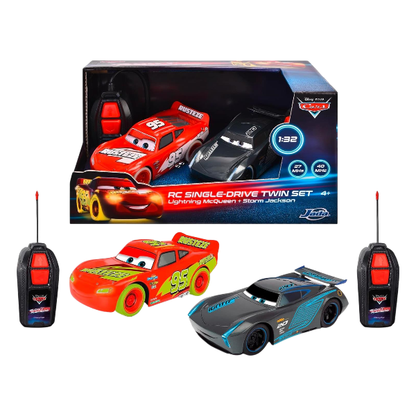 Rc Cars Glow Racers Twin Pack 1:32