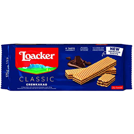 Loacker  Classic Cremkao Wafers 175G