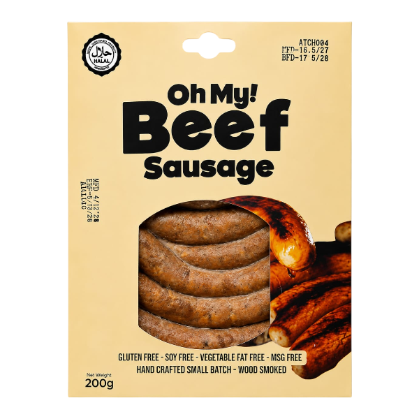 Oh My! Beef Sausage 200G