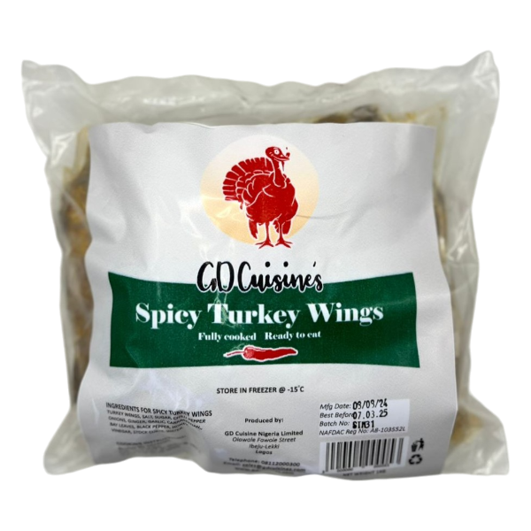 Gd Cuisine Smoked Turkey Wings 1Kg