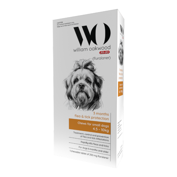 William Oakwood Flea & Tick Chews Small Breeds (4.5 - 10Kg)