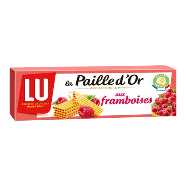 Lu Paille D'or Raspberry 170G