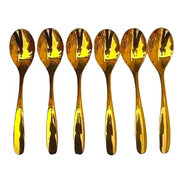 Gold Tea Spoon 6Un
