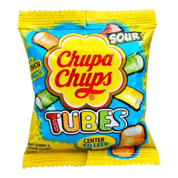Chupa Chups Sour Candy Tubes (Assorted Flavours) 137G