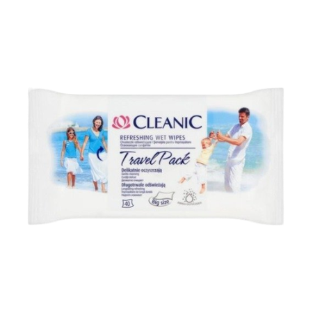 Cleanic Antibacterial Travel Pack 40Un