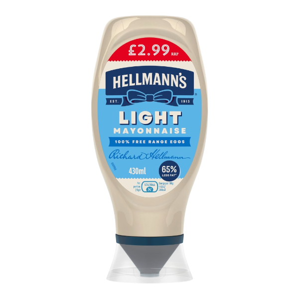 Hellmanns Light Mayonnaise 430Ml