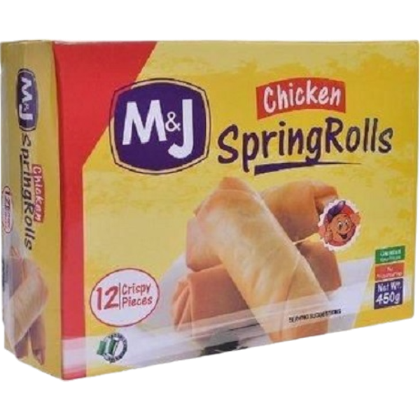 M&J Springrolls Chicken 400G